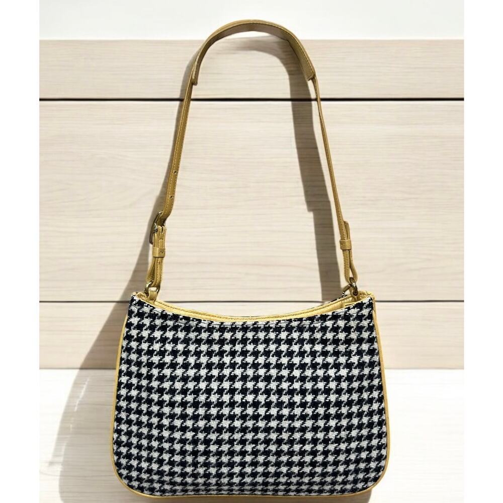 Vintage Coach 8161 Girlie Houndstooth Hobo Bag - Picture 2 of 10